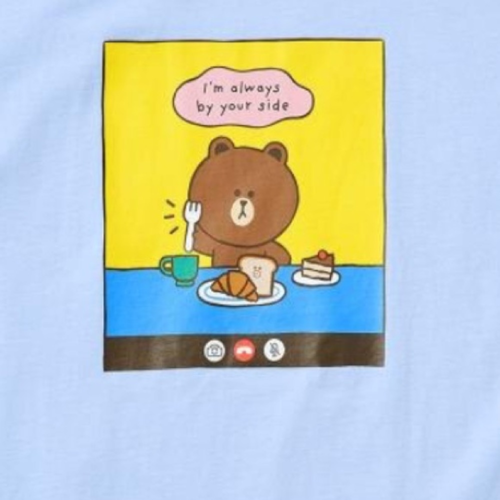 UT Uniqlo Line Friends “I’m Always By Your Side” Unisex Graphic Tee 3XL - Picture 8 of 11